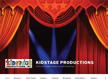 Tablet Screenshot of kidstage.org